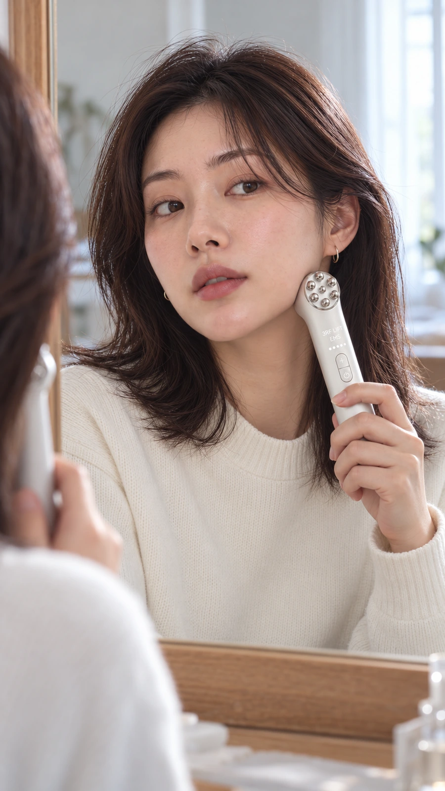 브랜드 연출: 거울 앞의 루틴, 서로 다른 공간과 구도로 담은 성인 여성