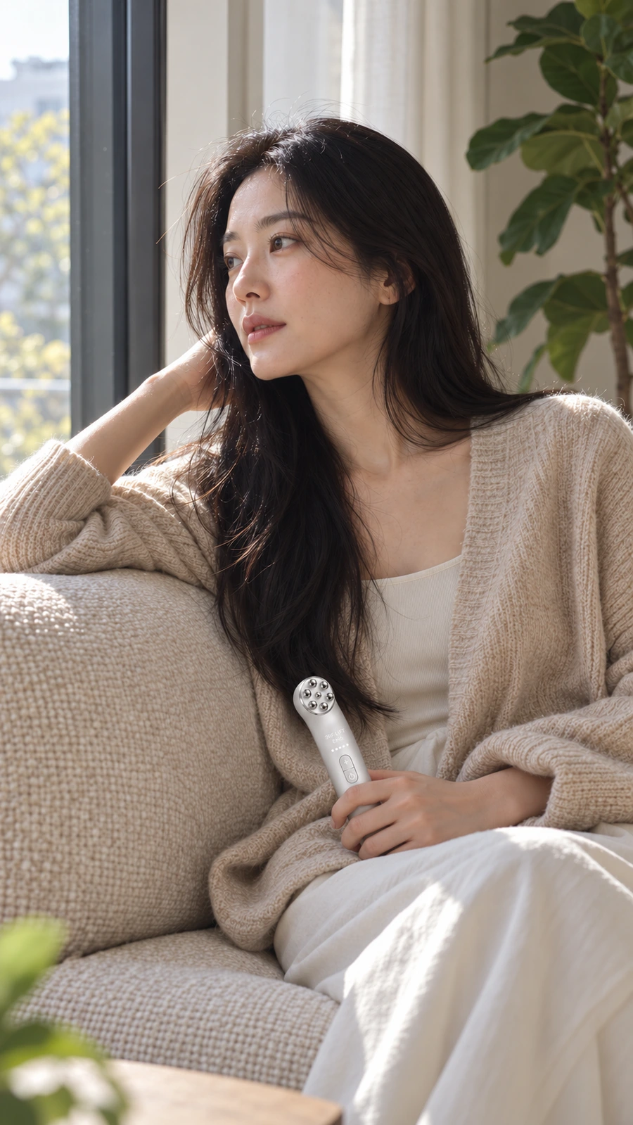 브랜드 연출: 잠깐의 쉼, 서로 다른 공간과 구도로 담은 성인 여성