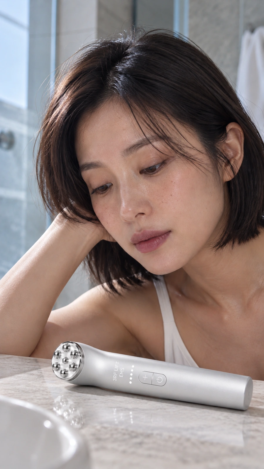 브랜드 연출: 내 피부를 살피는 시간, 서로 다른 공간과 구도로 담은 성인 여성